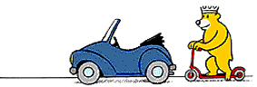 The Berlin bear drives off