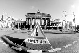 The Brandenburg Gate in Berlin