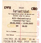 das Ferienticket