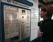 A ticket machine in Berlin