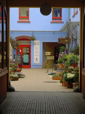 A typical courtyard in Dresden