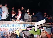 The Berlin Wall comes down