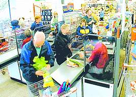 A German supermarket