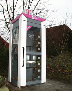 A German telephone box