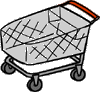 A shopping trolley