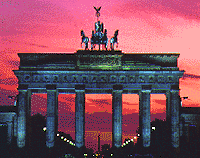 The Brandenburg Gate in Berlin